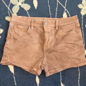 American Eagle Outfitters - Women's size 10 Denim Shorts in Rusty Pink